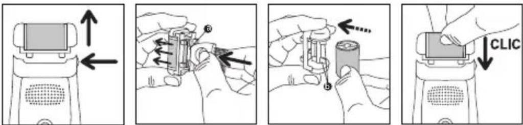 ROWENTA Access Fresh Air Vision EP8975 - - Replacing the exfoliating band - 1