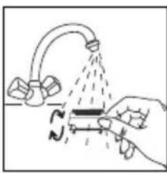 ROWENTA Access Fresh Air Vision EP8975 - - Cleaning the Exfoliator Head. - 7