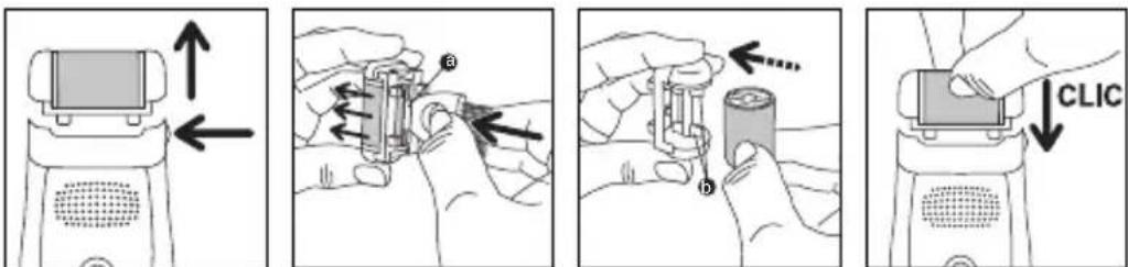 ROWENTA Access Fresh Air Vision EP8975 - - Replacing the exfoliating band - 1