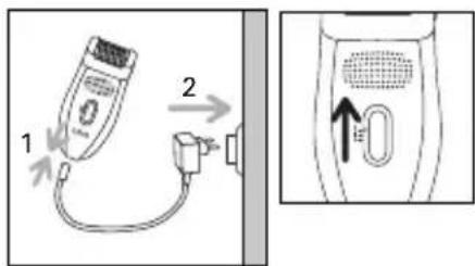 ROWENTA Access Fresh Air Vision EP8975 - 4-CONNECTION 5-STOPPING THE APPLIANCE - 1