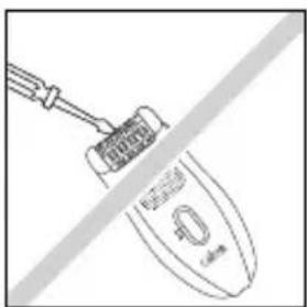 ROWENTA EP7970 - - Cleaning the Exfoliator Head. - 3