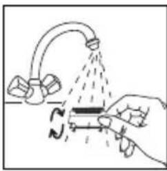 ROWENTA Access Fresh Air EP7910 - - Cleaning the Exfoliator Head. - 6