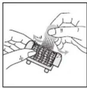 ROWENTA EP4211 - - Cleaning the epilator head: - 5