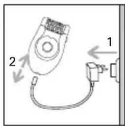 ROWENTA EP4211 - - Cleaning the epilator head: - 1