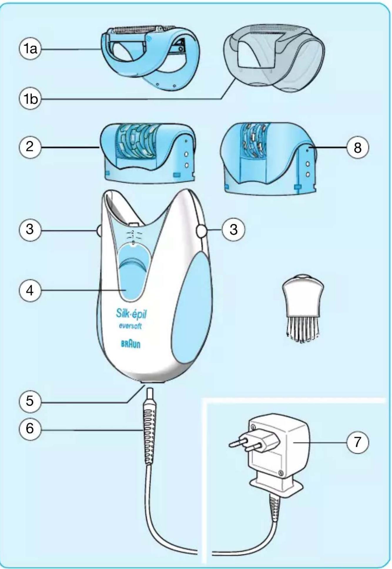 BRAUN Silkepil EverSoft 2570 - TR Musteri Hizmetleri Merkezi: - 1