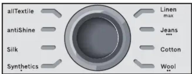 SIEMENS Slider TS47 TS4731100 - Programme selection - 1