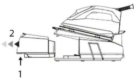 BEKO SGA 7126P - Remplissage du réservoir d'eau - 5