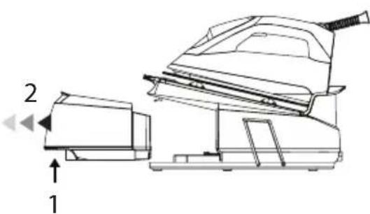 BEKO SGA 7126P - Riempimento del serbatoio d'acqua - 5