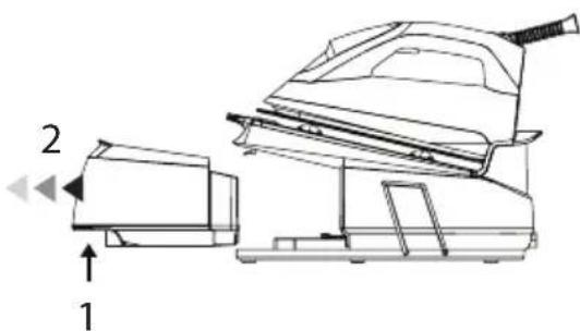 BEKO SGA 7126P - Filling the water reservoir - 5