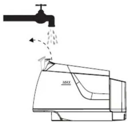 BEKO SGA 7126P - Llenar el deposito de agua - 6