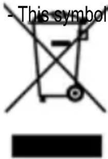 - This symbol