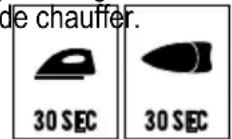 OSTER GCSTTS7012 - Si vous laissez le fer: - 1