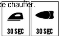 OSTER GCSTTS7010 - Si vous laissez le fer: - 1