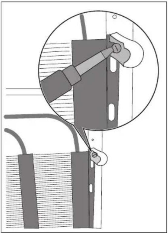 AEG-ELECTROLUX Arctis 75270 GA3 - Afstandsstukken achterkant - 1