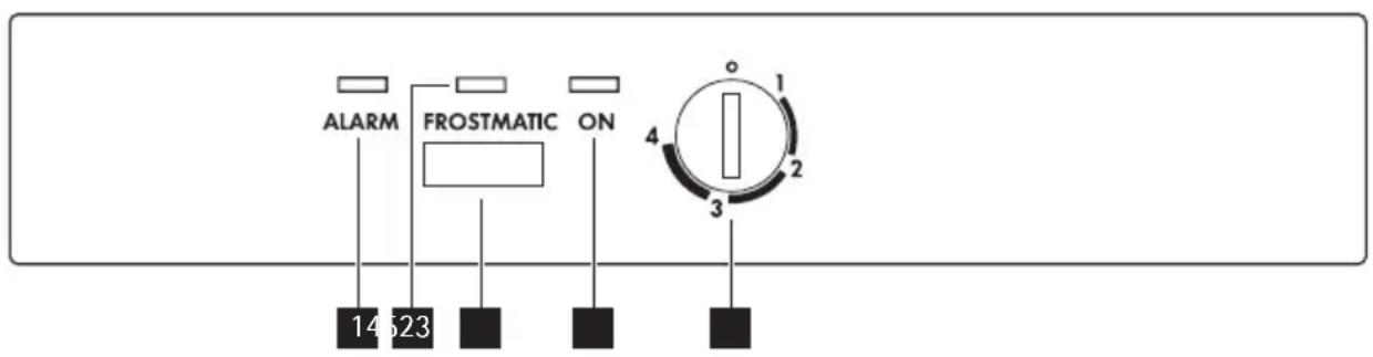 AEG-ELECTROLUX Arctis 65240 GA - Bedieningspaneel - 1