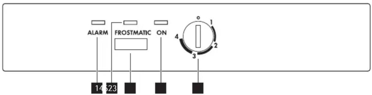 AEG-ELECTROLUX Arctis 65240 GA - Control panel - 1