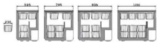 AEG-ELECTROLUX Arctis 40160 GT - Paniers de stockage - 2
