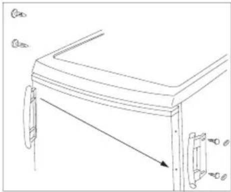 AEG-ELECTROLUX 75100 GA3 - Změna směru otevírání dveří - 3