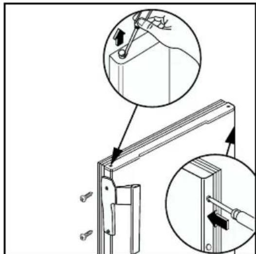 AEG-ELECTROLUX Arctis 60250 GS - Changement du (:é d'ouverture - 4