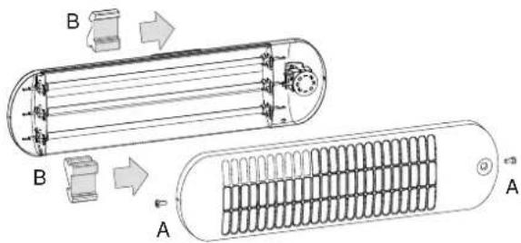 AKO BK 1201 - Retirer les cales de transport. - 1