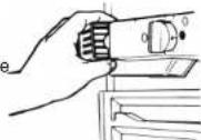 TENSAI CEV220 - Replacing the light bulb - 1