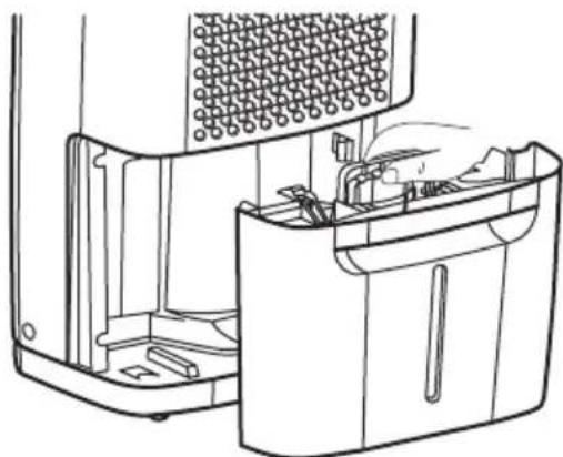 ELECTROLUX EXD25DN3W - REMOVING COLLECTED WATER - 6