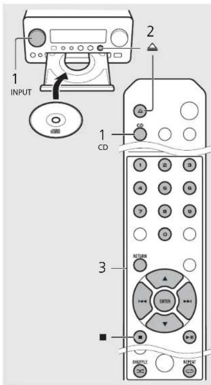 YAMAHA CRXN560D - Een cd beluisteren - 1