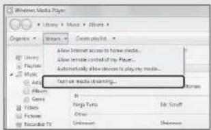 YAMAHA CRXN560D - Setting the media sharing of music files - 1