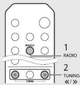 YAMAHA CRXN560D - Tuning in FM stations - 3