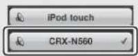 YAMAHA CRXN560D - Playing iPod - 2