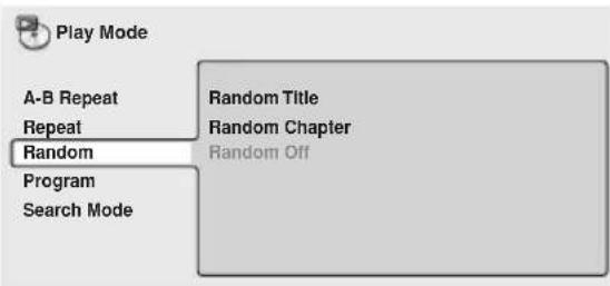 PIONEER XVDV424 - Pendant la lecture, appuyez sur HOME MENU et sélectionnez 'Play Mode'. - 1
