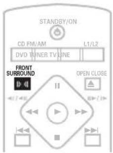 PIONEER XVDV424 - Utilisation des modes Front Surround - 1