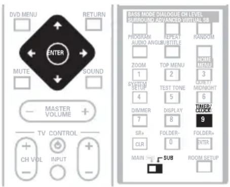 PIONEER XVDV424 - Réglage de l'horloge - 1