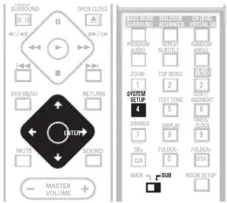PIONEER XVDV424 - Utilisation du menu de configuration du système - 1