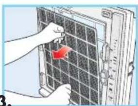 Zepter Therapy Air ION PWC570 - Cleaning the lens on the back of the cover - 3
