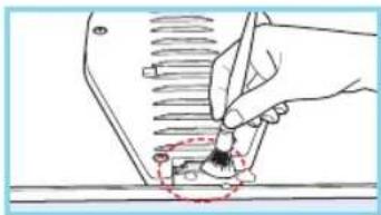 Zepter Therapy Air ION PWC570 - ν Reinigung des Objektives auf der Rückseite der Abdeckung (einal alle zwei Monate) - 1