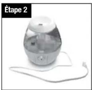 Vicks Mini Filter Free VUL520 - Mise en place de l'humidificateur - 2