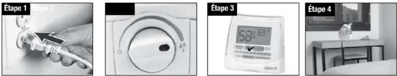 Vicks Mini Filter Free VUL520 - Mode d'emploi - 1