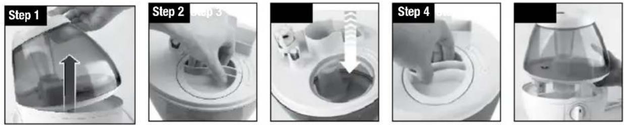 Vicks Mini Filter Free VUL520 - Filling/Refilling - 1