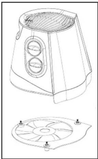 Vicks Filter Free Cool Mist V4500 - Weekly Maintenance—Removing Scale - 1