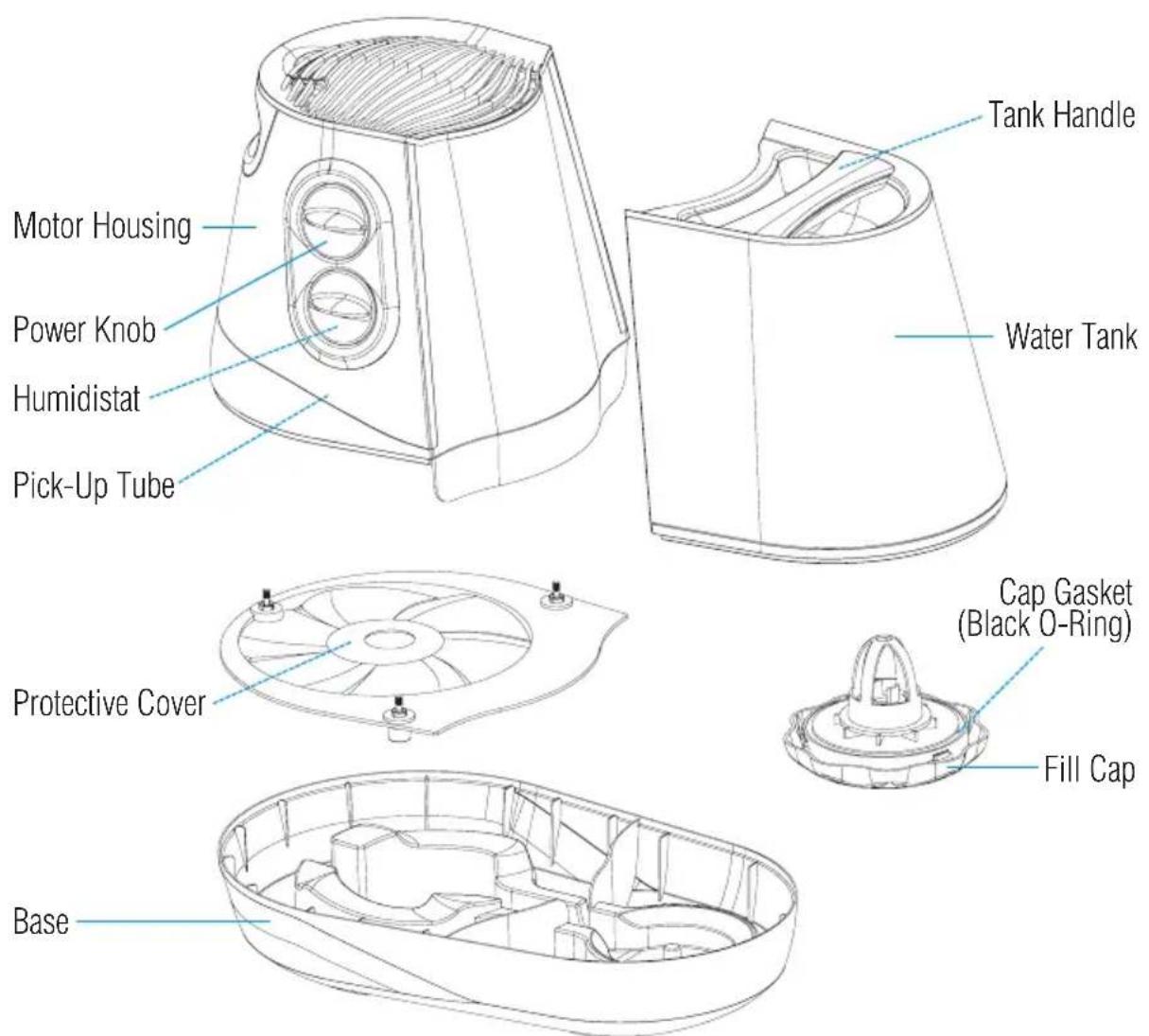 Vicks Filter Free Cool Mist V4500 - SAVE THESE INSTRUCTIONS - 1