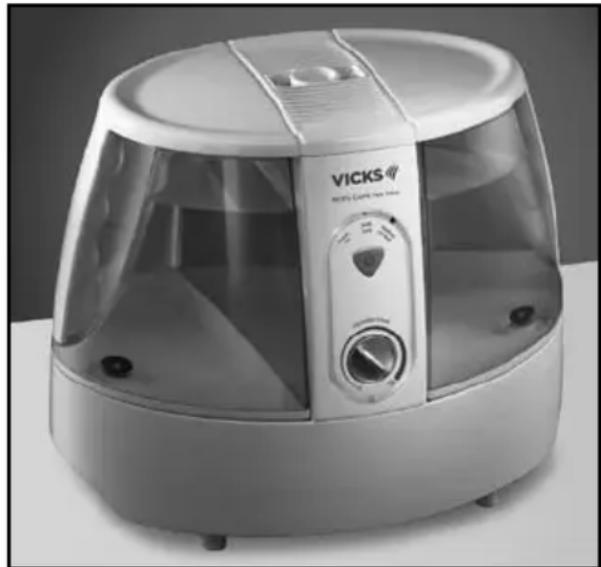 Vicks V790 - FONCTIONNEMENT DE L'HUMIDIFCATEUR VICKS À BRUINES TIEDES - 1