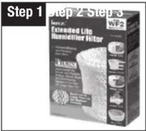 Vicks Cool Mist V3800 - CHANGING YOUR FILTER - 1