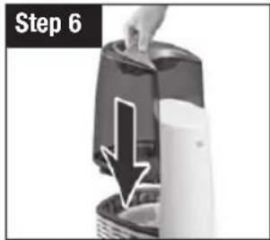 Vicks Cool Mist V3800 - CHANGING THE UV BULB (CONT'D.) - 3