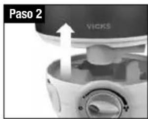 Vicks Filter Free Cool Mist V4600 - Instrucciones para la Eliminacion del Sarro: - 2
