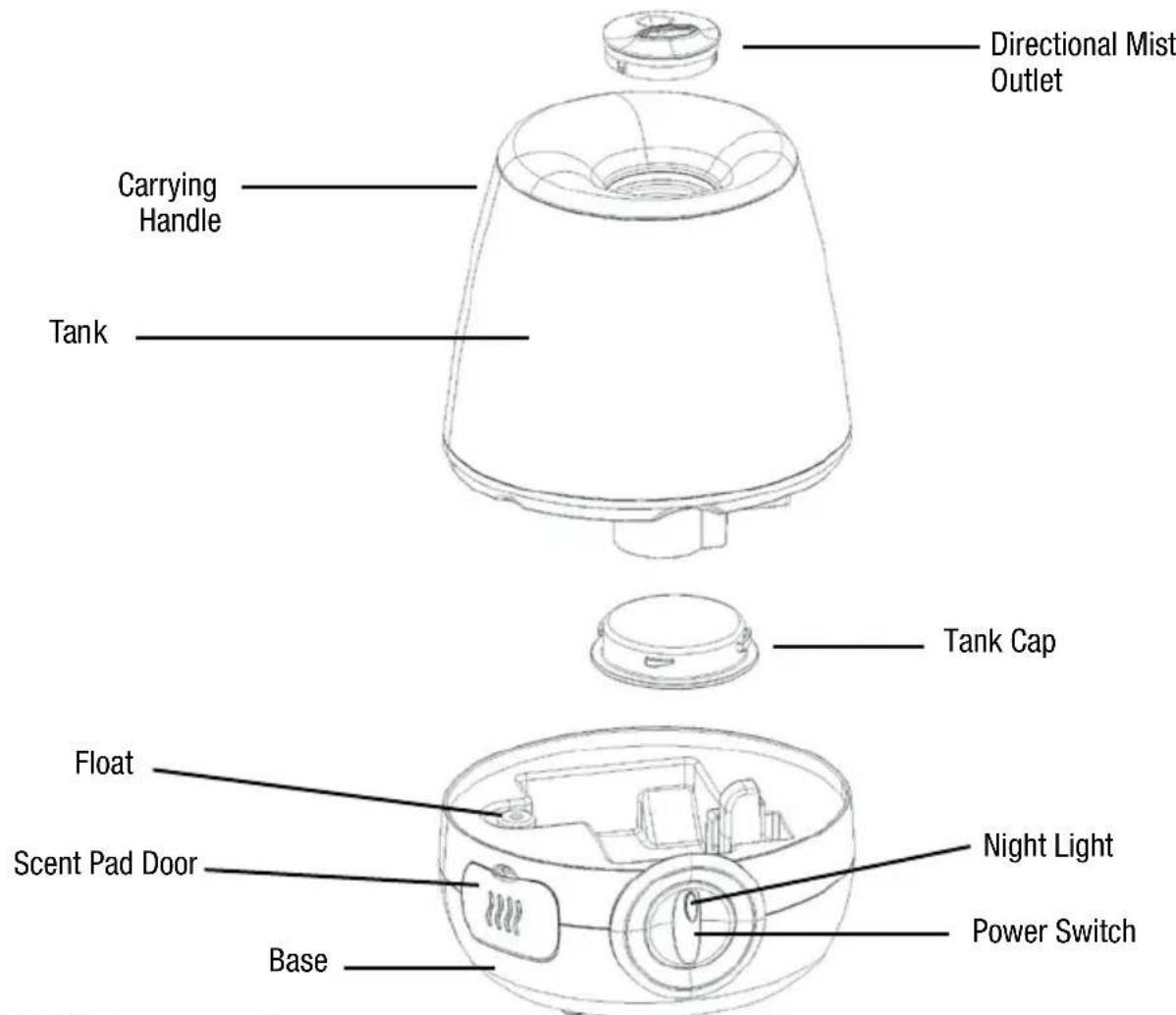 Vicks Filter Free Cool Mist V4600 - How it Works: - 1