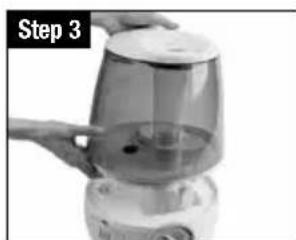 Vicks Filter Free Cool Mist V4600 - Re-Assembling - 3