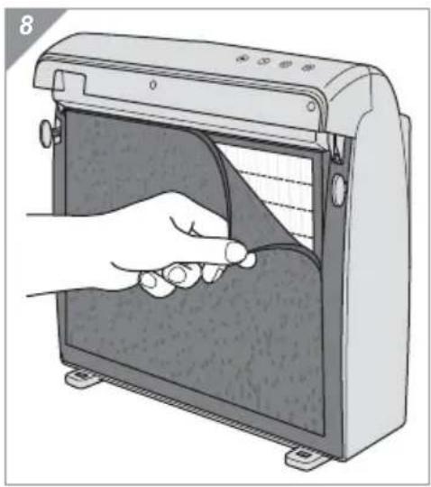 DIRT DEVIL Pureza AC350 - Changer le filtre en carbone - 2