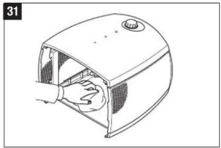 BONECO 2055D - Nettoyage du ventilateur - 8