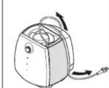 BONECO 2055D - Justering av kabellengde - 4